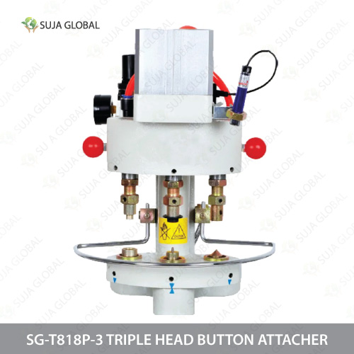Triple Head Pneumatic Button Attaching Machine price in BD.