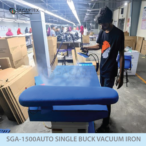 SUJA GLOBAL AUTO Single Buck Vacuum Iron Table (SGA-1500AUTO) 6