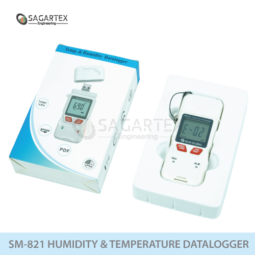 SUJA GLOBAL Humidity & Temperature Datalogger (SM-821)