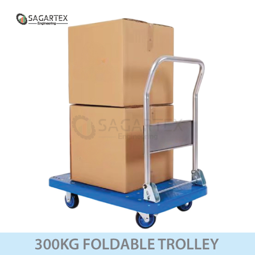 SUJA GLOBAL 300kg Foldable Trolley PU Body 6