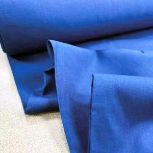 SUJA GLOBAL Iron Table Roll Fabric - Royal Blue Poplin 1