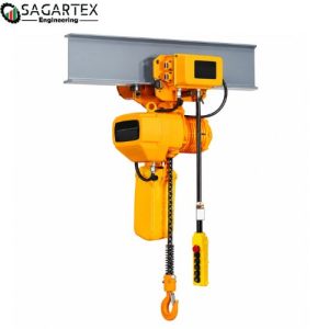 SUJA GLOBAL 1 Ton Chain Hoist (SG-CH1T) electric chain hoist with motor trolley for industrial lifting