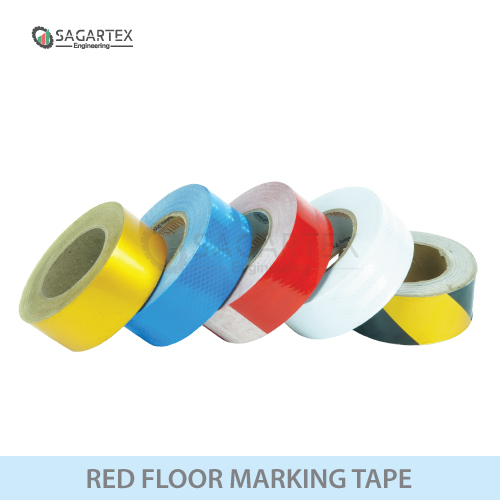 RED FLOOR MARKING TAPE 5