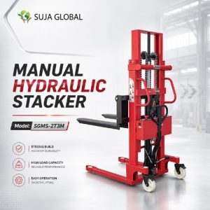 2T 3M Manual Hydraulic Stacker – 2000 kg Load Capacity | SGMS-2T3M