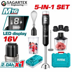 Cordless Hand Blender Set 5-in-1
