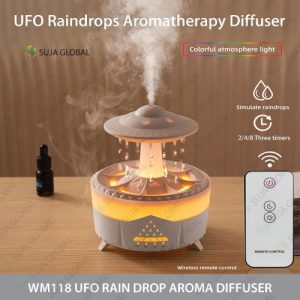 **WM118 UFO Rain Drop Aroma Diffuser & Humidifier Price in Bangladesh