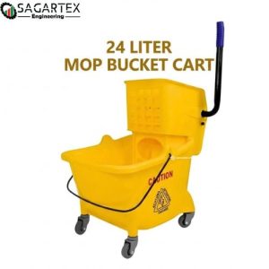 24 Liter Mop Bucket Cart for Efficient Floor Cleaning in Bangladesh