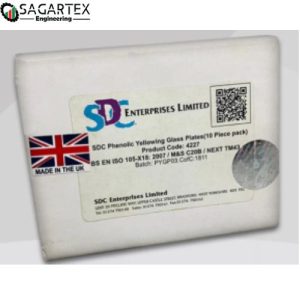 SDC Phenolic Yellowing Glass Plates – Code 4227