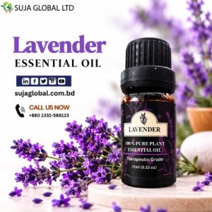 Sagartex Engineering Lavender Essential Oil 10ml black glass bottle